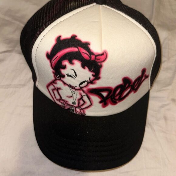 NWT Betty Boop Pink Rebel Hat - Picture 1 of 1